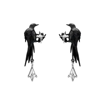 KING OF BLING Alloy With Zircon Stud Earrings Unisex