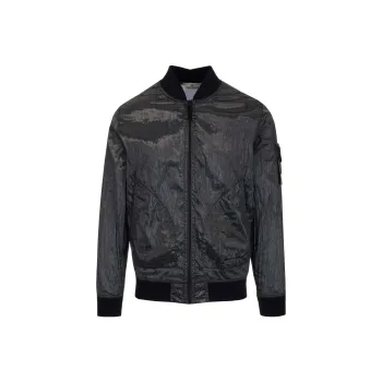 STONE ISLAND Loog patch Bomber Jacket