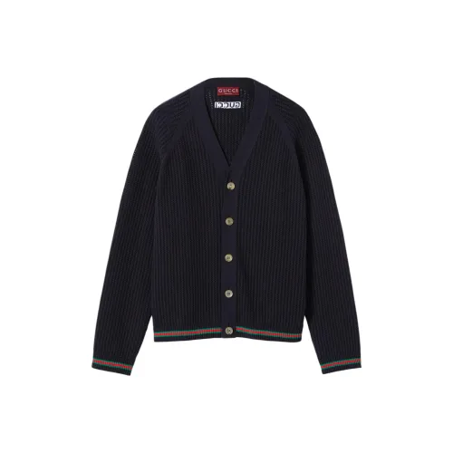 GUCCI Buttoned Up V Neck Cardigan