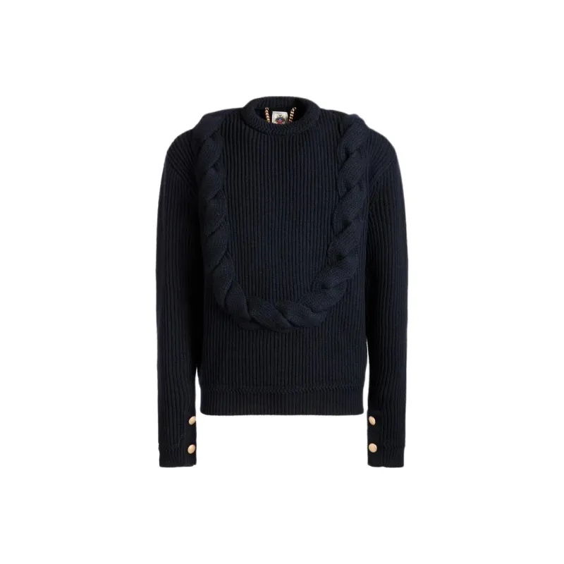 BALLY X Adrien Brody Twist-detail Wool Jumper-0