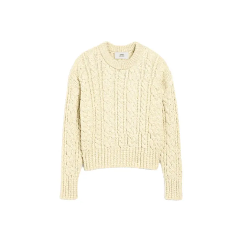 AMIPARIS Cable Knit Sweater-0