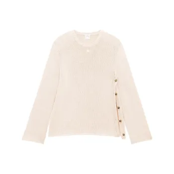 COURREGES Open Side Crewneck Jumper