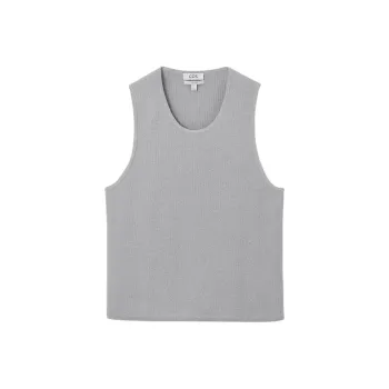 COS Tank Tops Men Gray