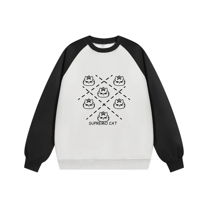 Supremo Cat Sweatshirts Unisex-0