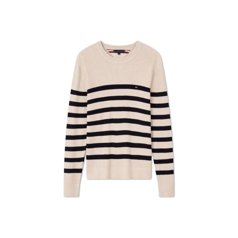 Tommy Hilfiger Knitwear Men's Beige White Navy Blue-0