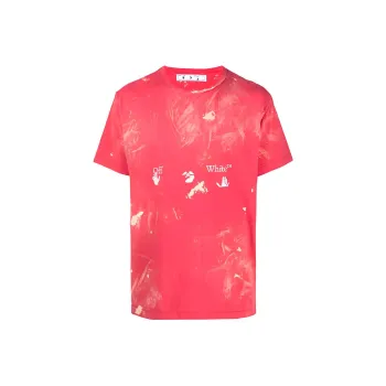 OFF WHITE Paint Effect T shirt