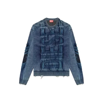 DIESEL Destroyed Knitted Jumper