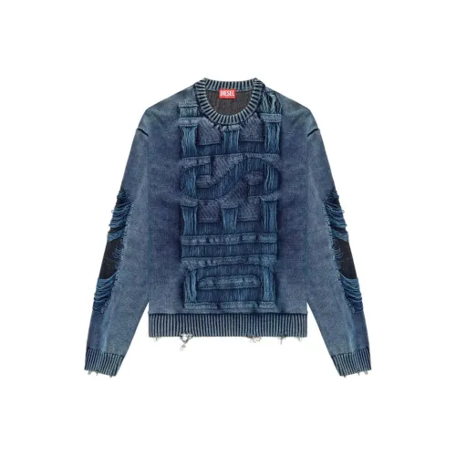 DIESEL Destroyed Knitted Jumper