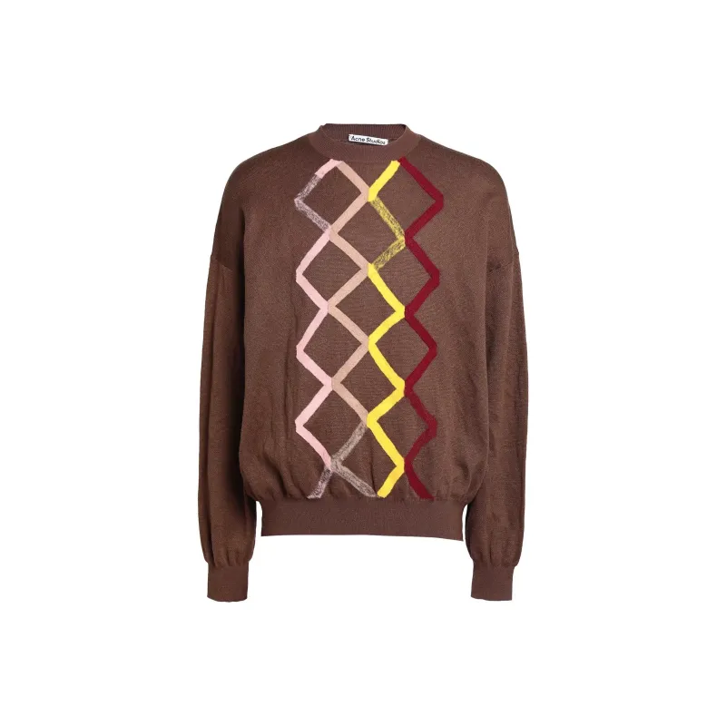 Acne Studios Sweater Unisex Chocolate Brown-0