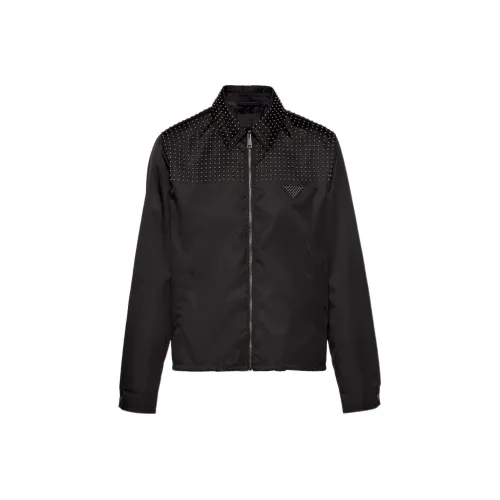 PRADA SS22 Jackets Coats Men's Black
