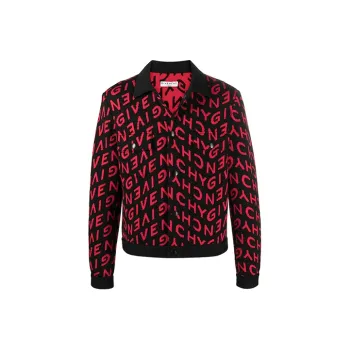 Givenchy Jackets Men Red Black