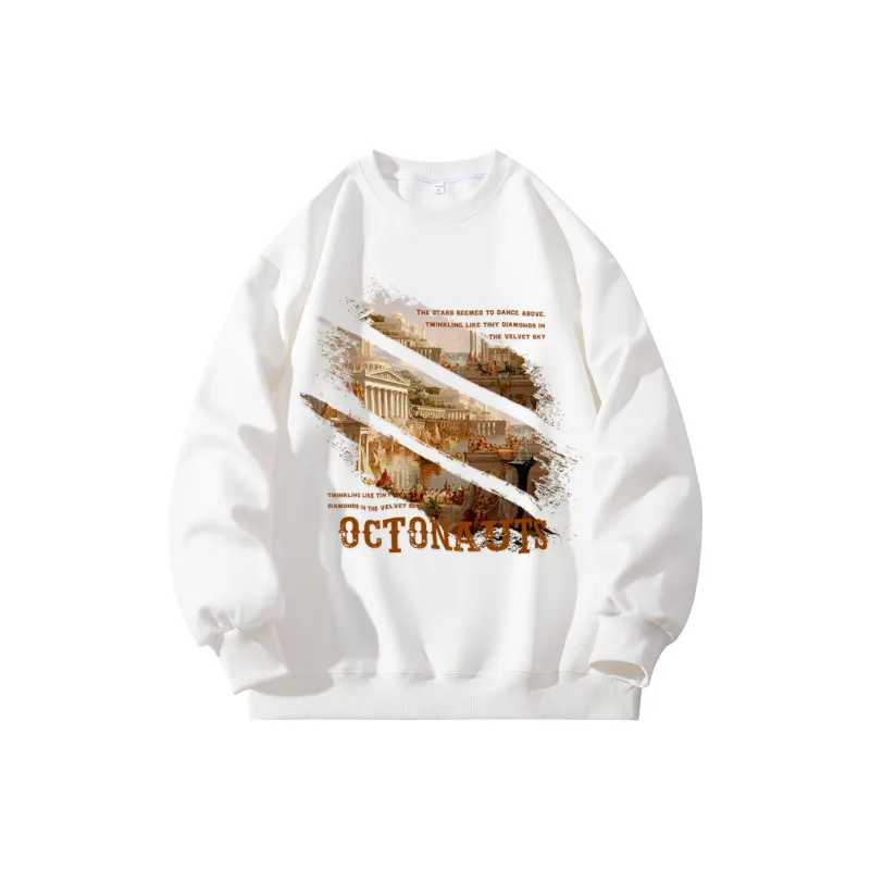 Small Columns Under The Sea Sweatshirt Unisex-4