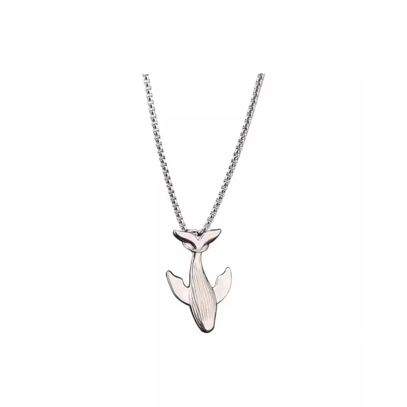 Regalrose Titanium Steel Necklaces Women's Silver-0