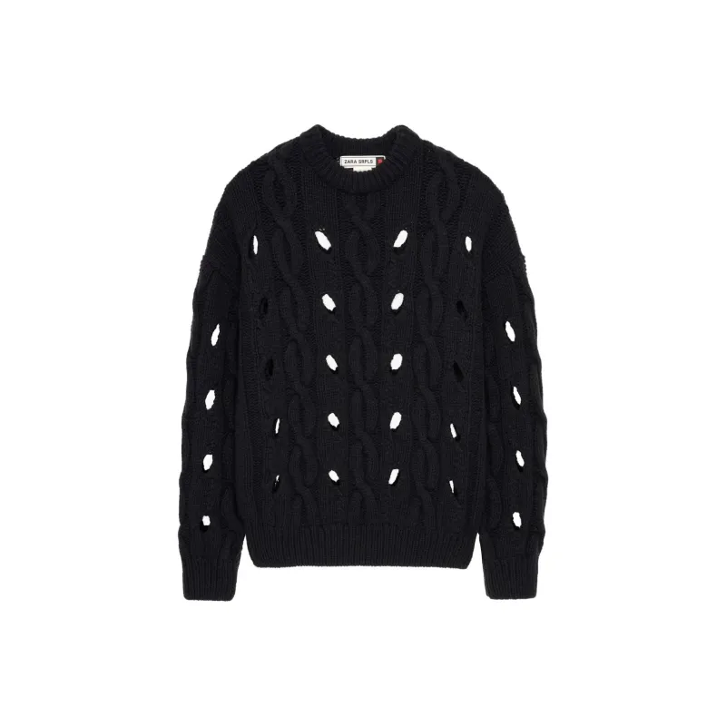 ZARA SRPLS Series Sweater Men's Black-0