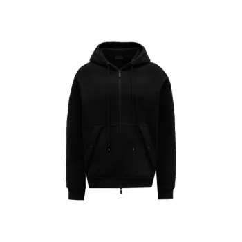 Moncler Sleeve Logo Full Zipped Hoodie