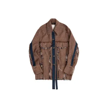 SONG FOR THE MUTE Jackets Unisex Brown
