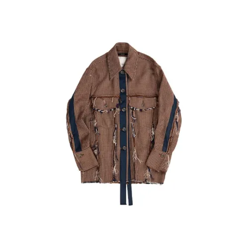 SONG FOR THE MUTE Jackets Unisex Brown