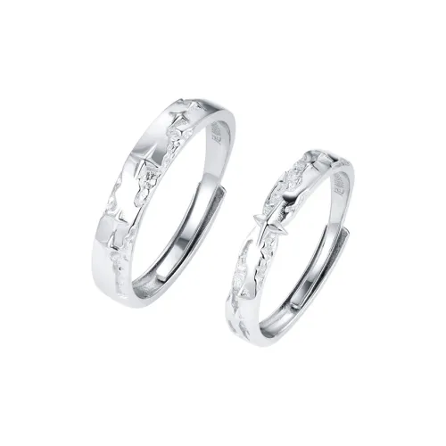 CLARKIA FLOWER 999 Fine Silver Rings Unisex