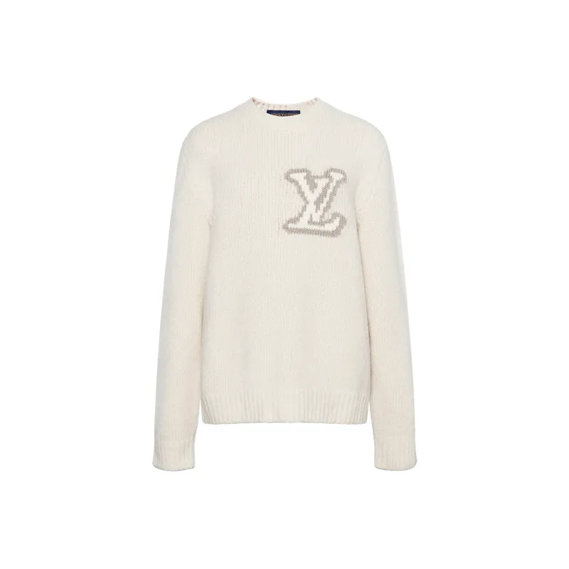 LOUIS VUITTON Lv Intarsia Crewneck-0