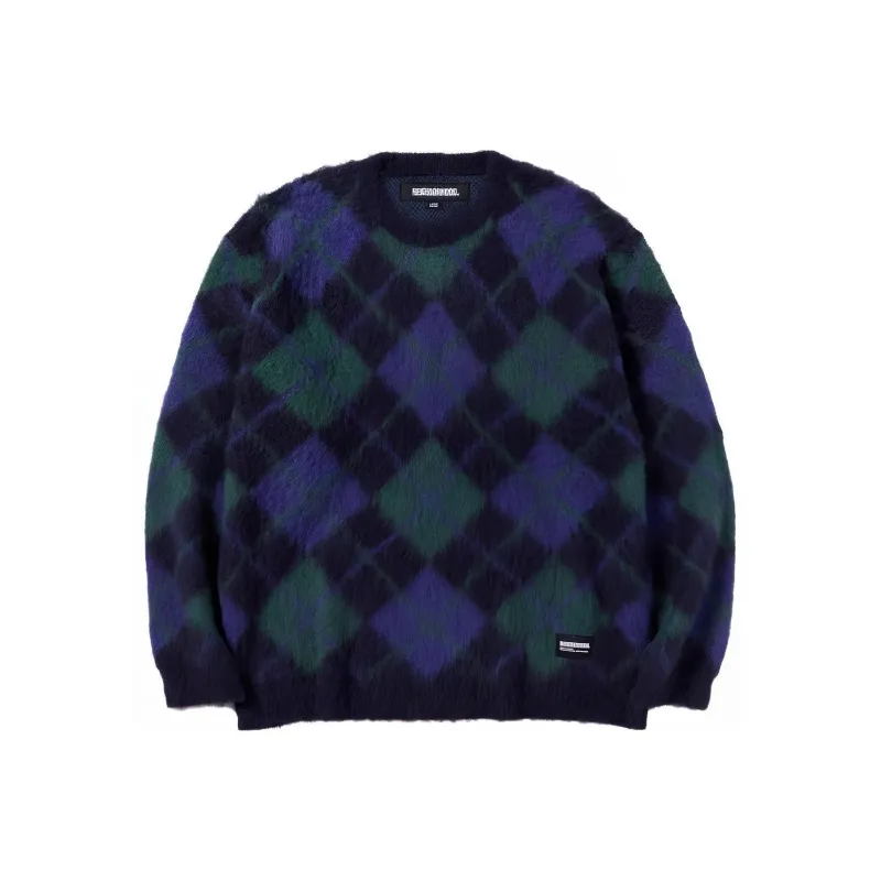 NEIGHBORHOOD Argyle-pattern Jacquard Jumper-0