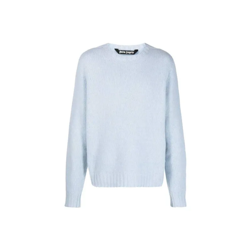 PALM ANGELS Curved logo Wool blend Jumper-0