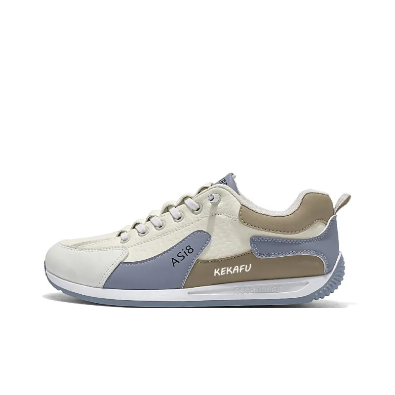 KEKAFU Casual Shoes Men Low Top White Orange/Light Gray Blue/White Blue-3
