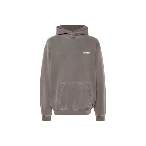 REPRESENT Felpa Zip Owners Club Grigia Hoodie