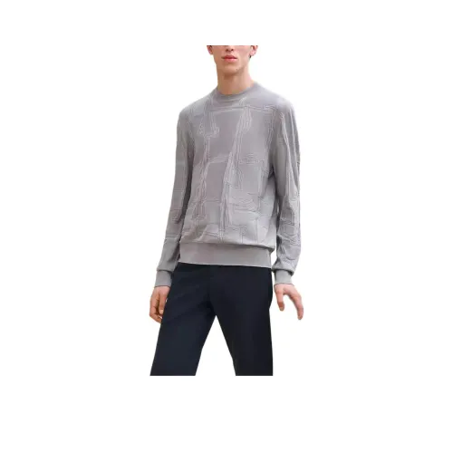 HERMES Jeu De Points Harnais Sweater Men's Flint