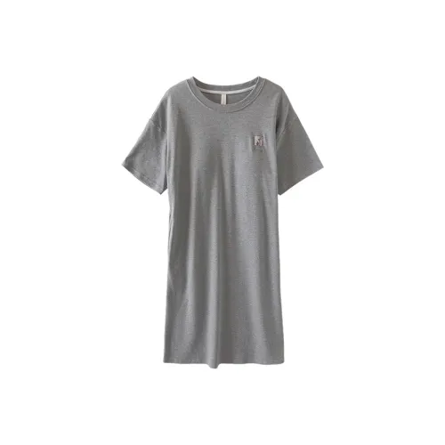 FENTENGCARE Nightgown Women's Gray
