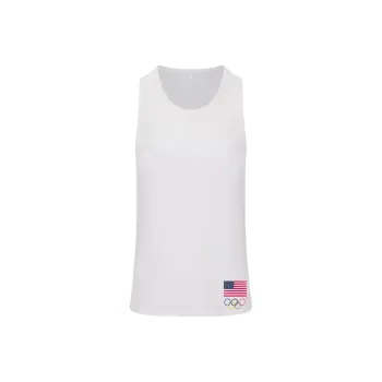 SKIMS x MEIGUOAOYUNDUI LIANMINGKUAN Tank Tops Men's White/White