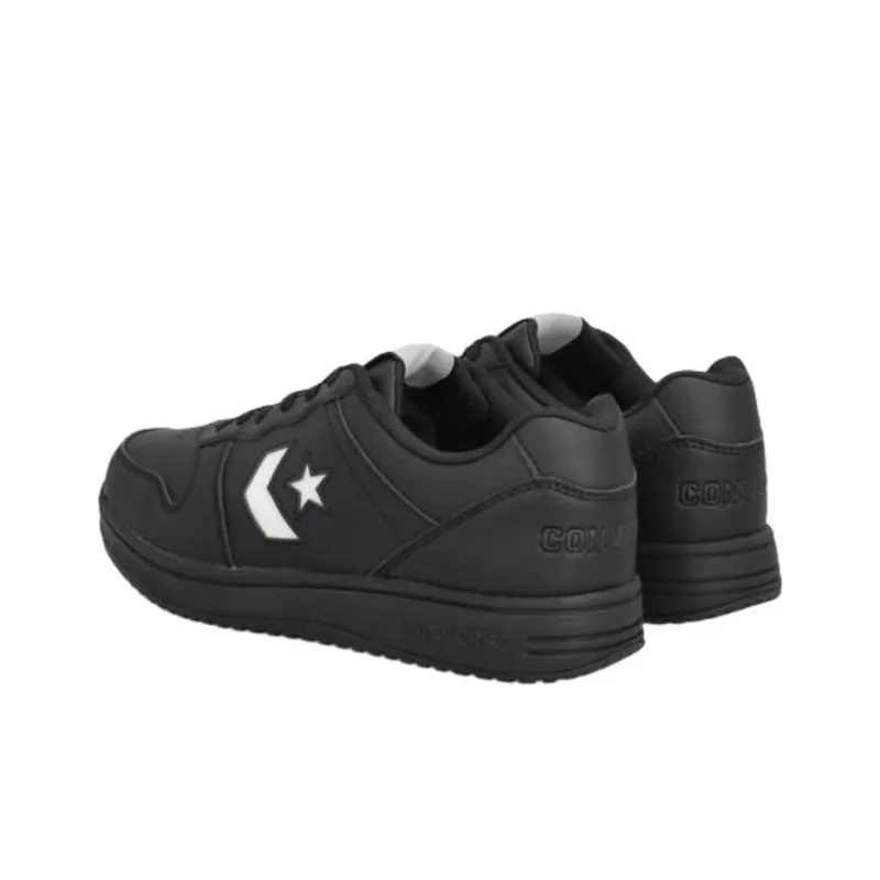 Converse Anti Slip Wear Resistant Low Top Casual Shoes Men's Black-2