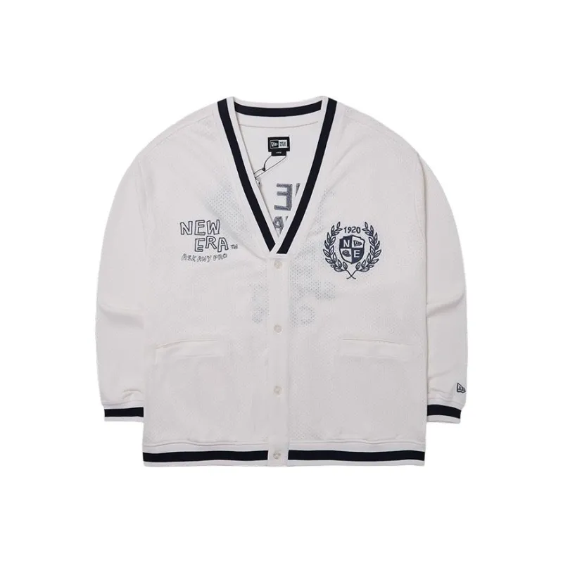 New Era SS24 Knitwear Unisex Ivory White-0