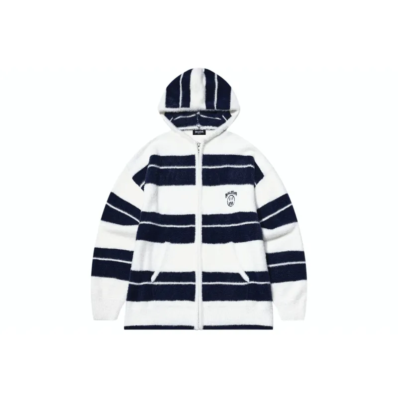 BEASTER Knitwear Unisex Dark Blue & White-0