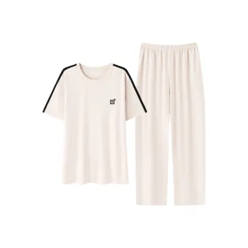 Close fitting Areas Pajama Set Men's