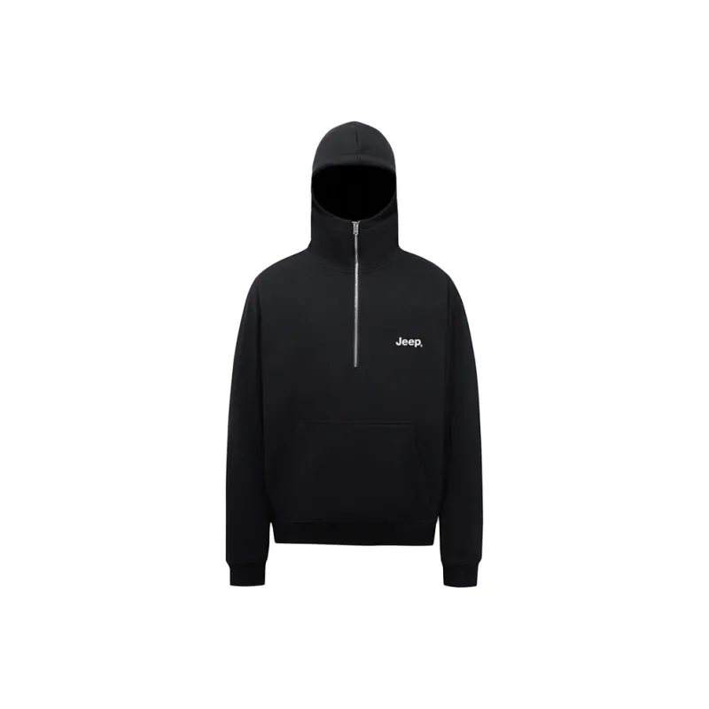 Jeep Sweatshirt Unisex Pure Black-0