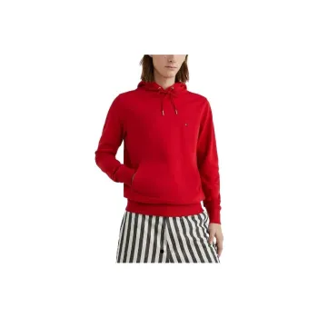 Tommy Hilfiger Flag Logo Hoodie Hoodies & Sweatshirts Primary Red Knitwear Men's Red