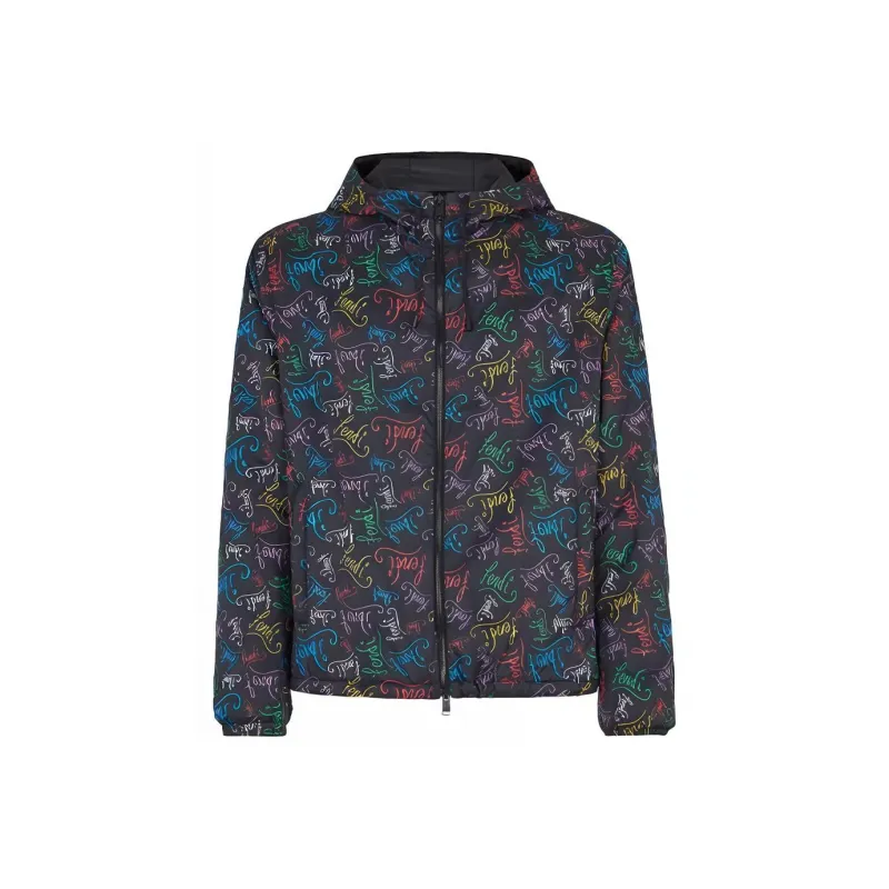 FENDI X Noel Fielding Print Reversible Jacket-0