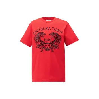Onitsuka Tiger T Shirt Unisex Red