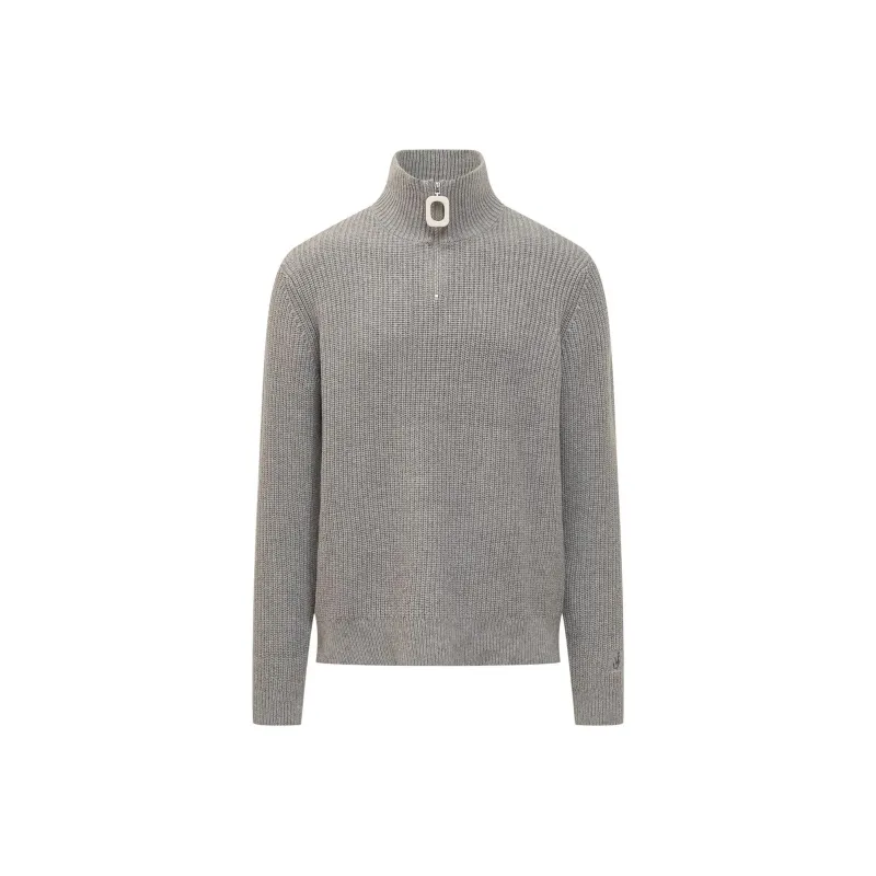 JW Anderson Zip Neck Knitted Jumper-0