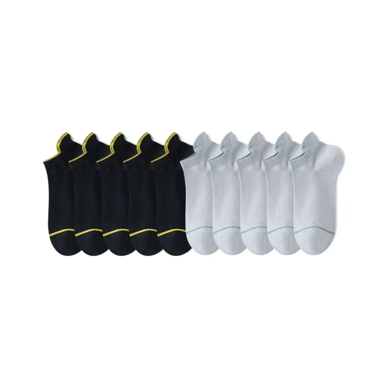 Cotton Gene Ankle Socks Men's 10 Pack-24