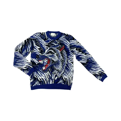 GUCCI Sweaters Men Blue