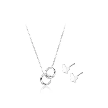 MGS S925 Minimalist Style Design Niche Design New Chinese Style Light Luxury Best Friend Mother Collarbone Chain Unisex