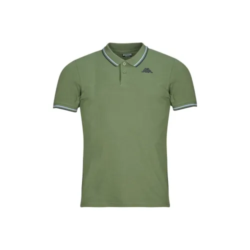 Kappa Polo Sweatpants shirt Men's Olive Green