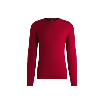 HUGO BOSS SS25 Sweater Men's Red