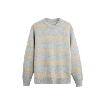 ZARA Knitwear Men's Zebra Print Gray