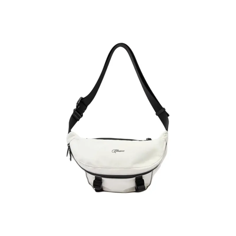 Three Blessings Fabric Sling Bag Medium Size Women's Red/Ivory White/Black-7