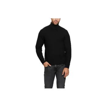GUESS Eco Ethan Turtleneck Sweater Sweater Men's Black