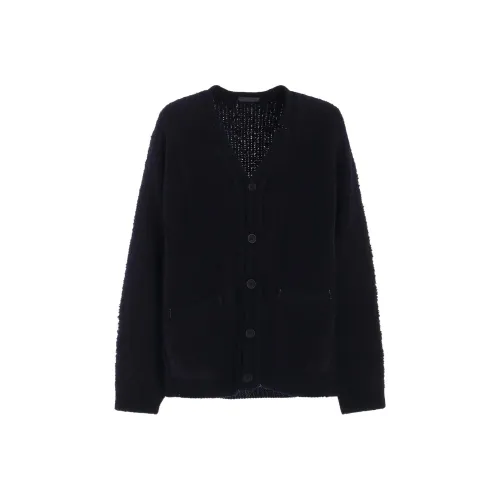 Yohji Yamamoto POUR HOMME FW24 Sweater Men's Marine Blue