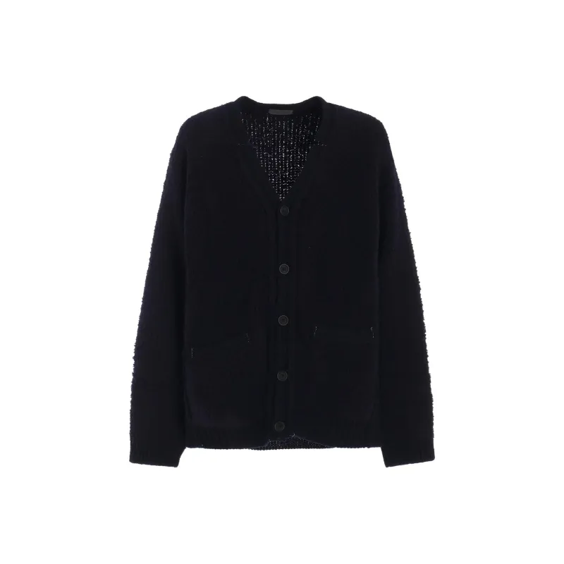 Yohji Yamamoto POUR HOMME FW24 Sweater Men's Marine Blue-0