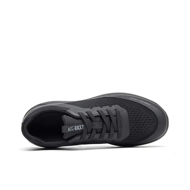 ΛOLUNKΛ Anti Slip Wear Resistant Low Top Casual Shoes Men's Black-9